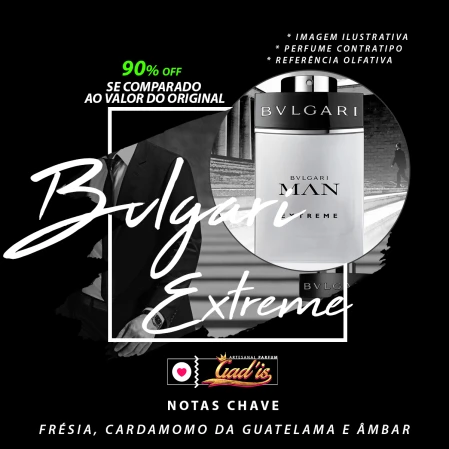Perfume Similar Gadis 28 Inspirado em Bvlgari Extreme Contratipo